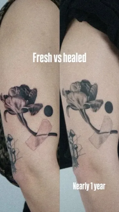 Abgeheiltes Tattoo 1